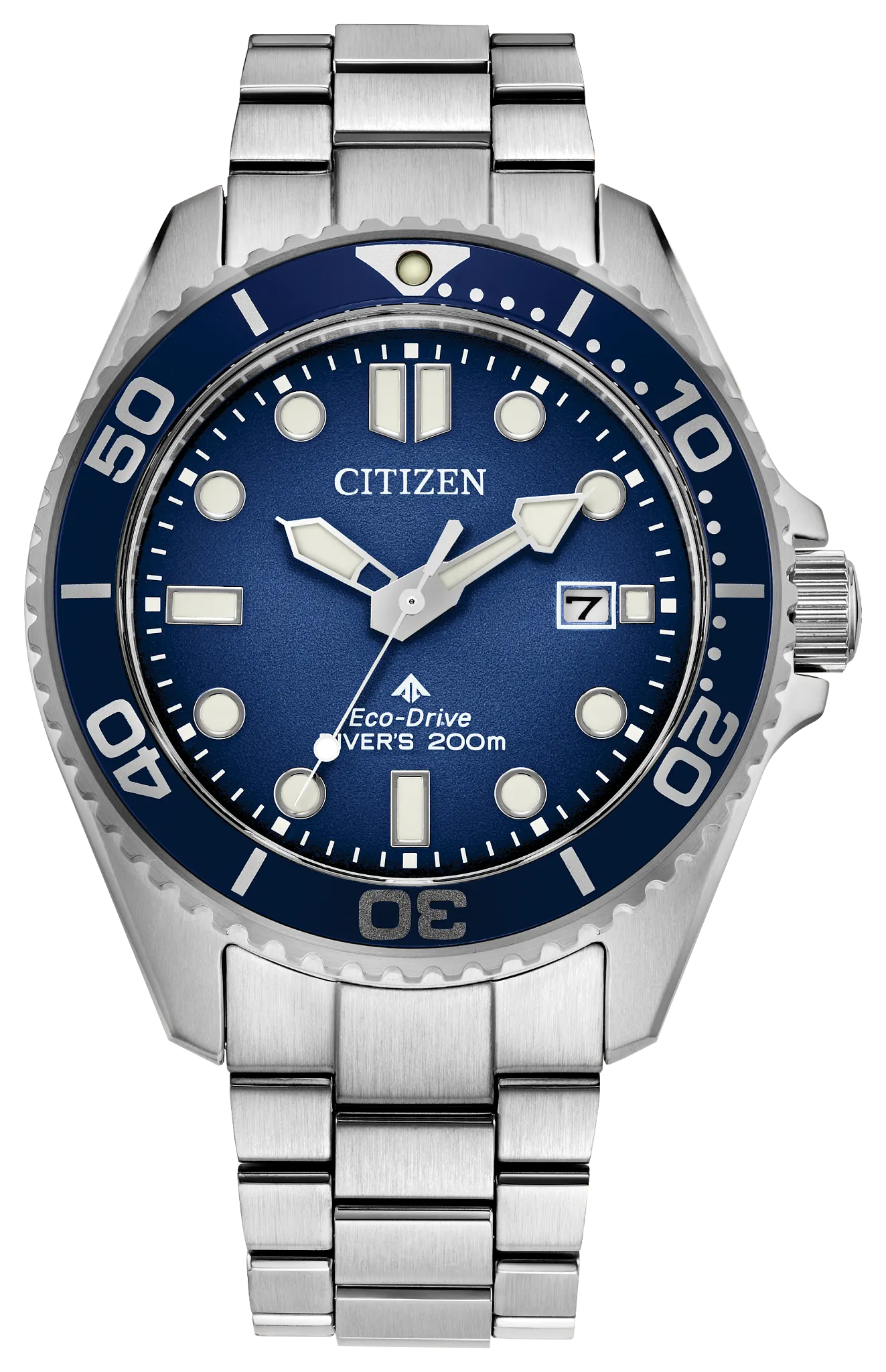 Promaster Dive Blue Dial Stainless Steel Bracelet BN0260-54L | CITIZEN